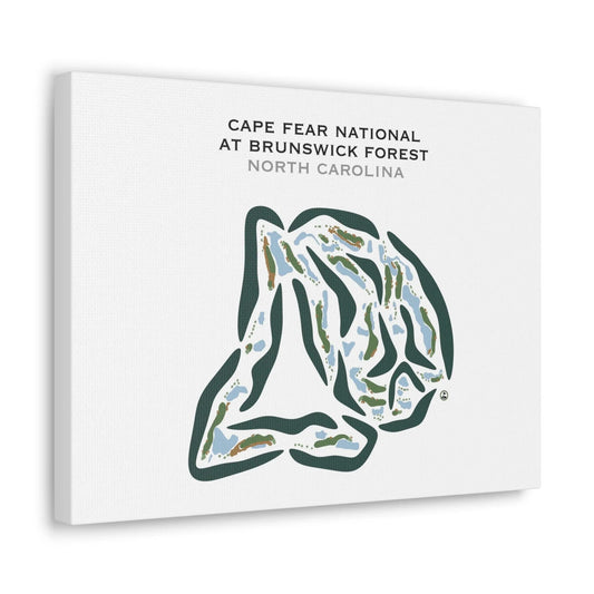 Cape Fear National Golf Course at Brunswick Forest, North Carolina - Printed Golf Courses