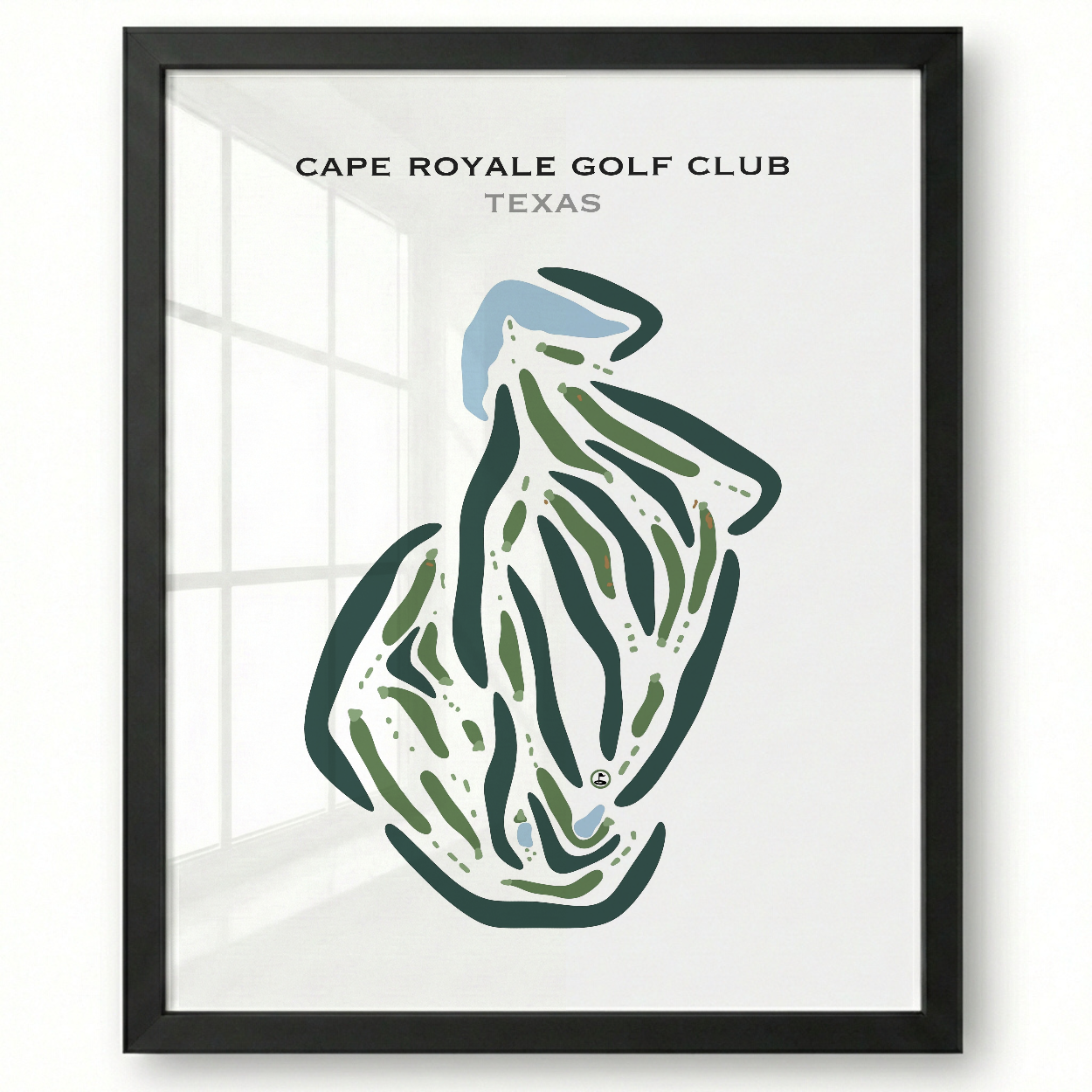 Cape Royale Golf Club, Texas - Printed Golf Courses