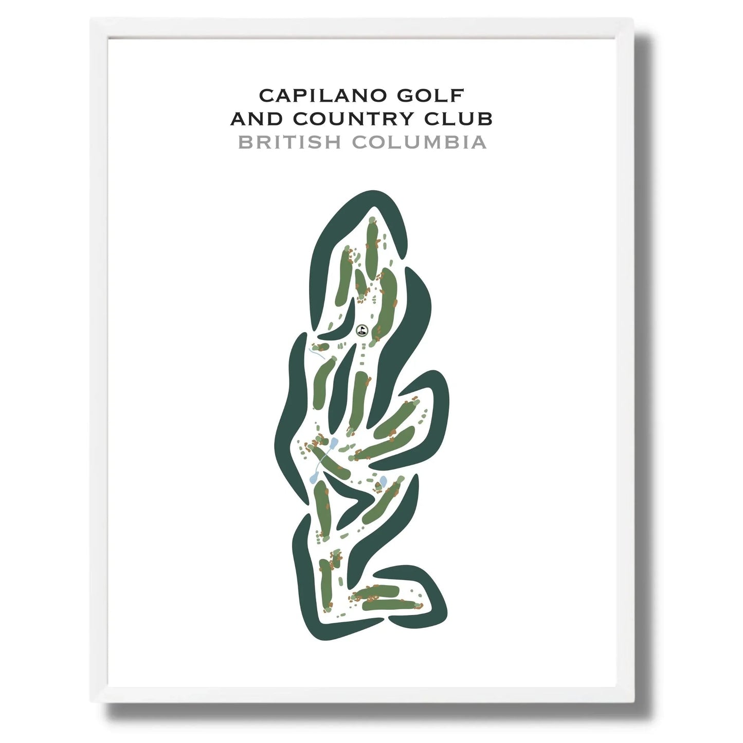 Capilano Golf and Country Club, Canada - Printed Golf Courses