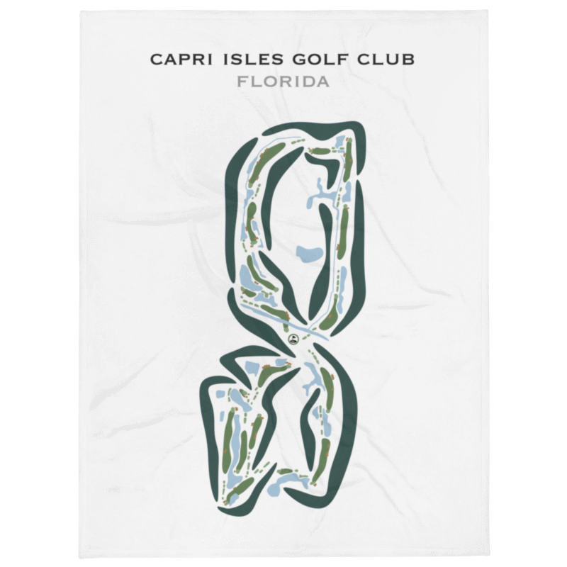 Capri Isles Golf Club, Florida - Printed Golf Courses