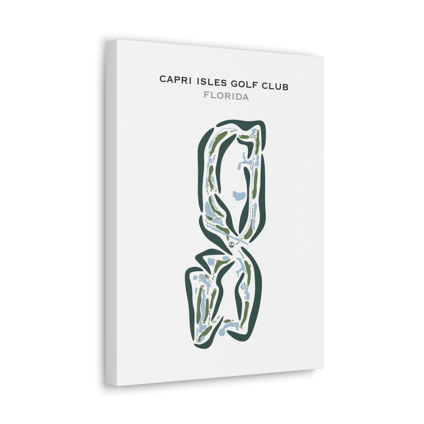 Capri Isles Golf Club, Florida - Printed Golf Courses