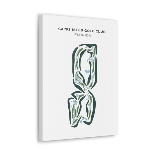 Capri Isles Golf Club, Florida - Printed Golf Courses