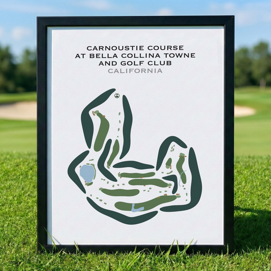 Carnoustie Course at Bella Collina Towne & Golf Club, California - Printed Golf Courses