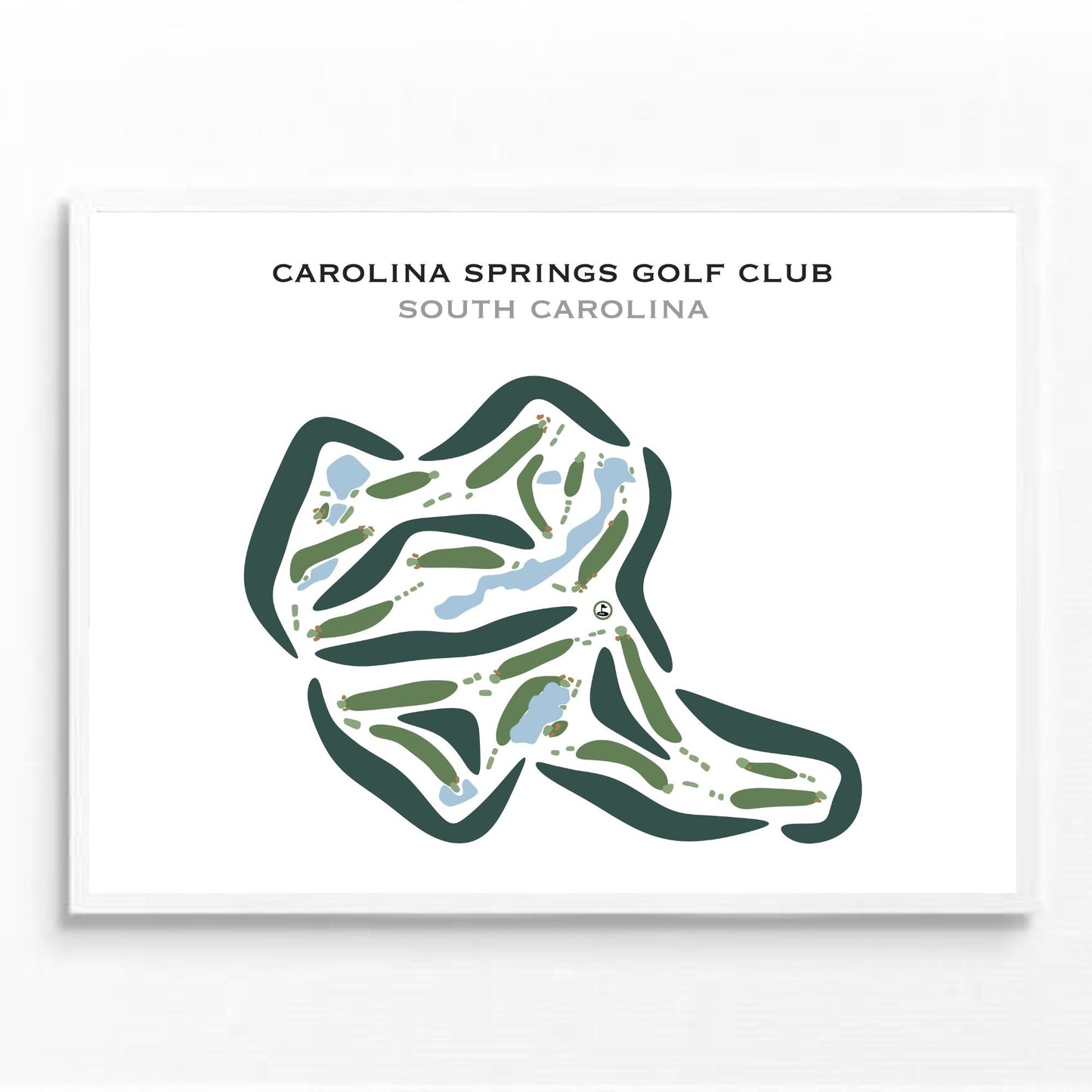Carolina Springs Golf Club, South Carolina - Printed Golf Courses