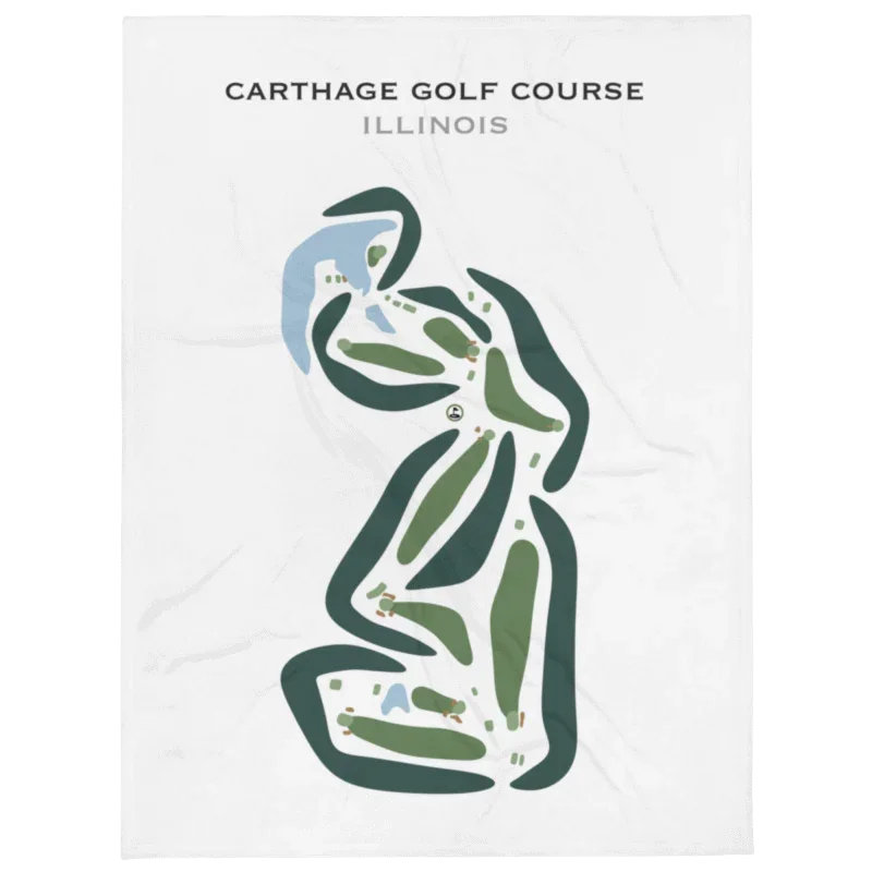 Carthage Golf Course, Illinois - Printed Golf Courses