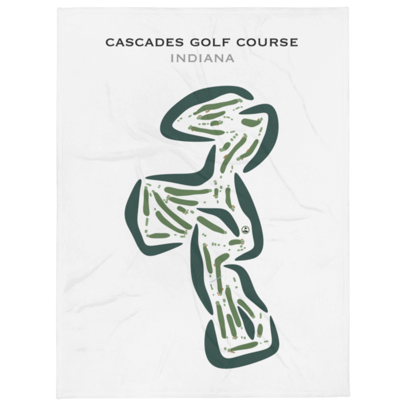Cascades Golf Course, Indiana - Printed Golf Courses