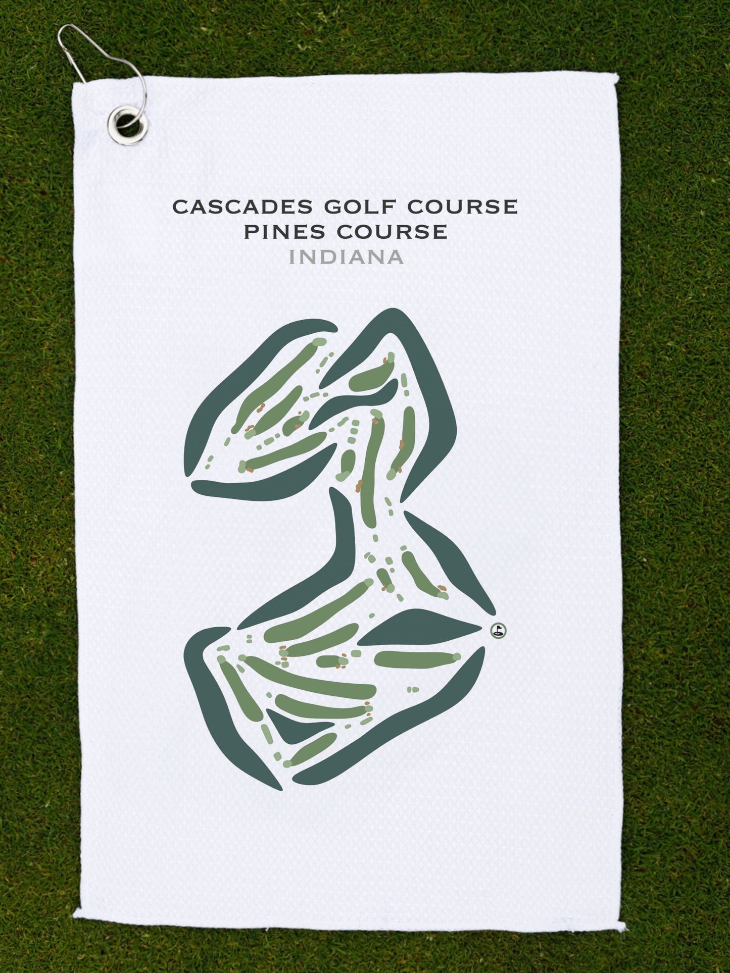 Cascades Golf Course - Pines Course, Indiana - Printed Golf Courses