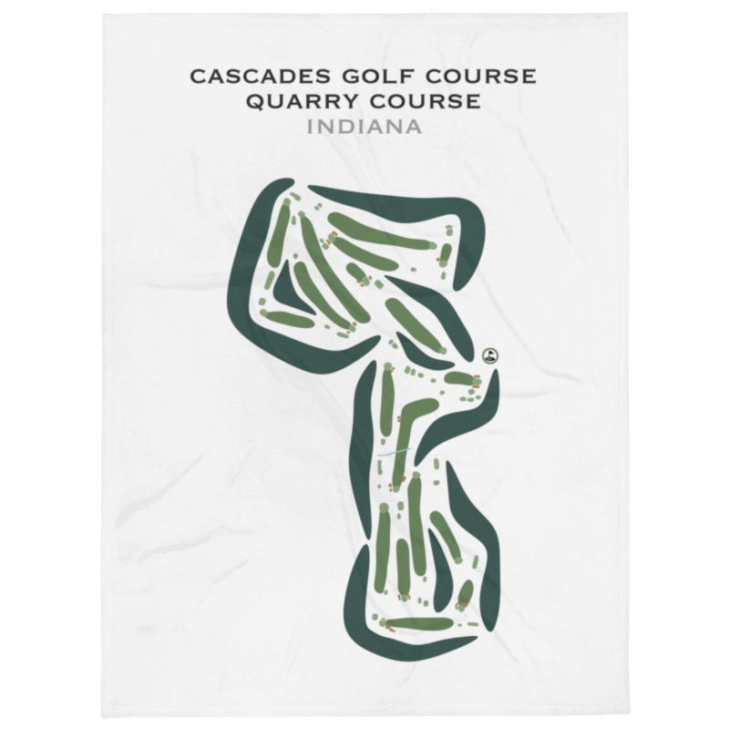 Cascades Golf Course - Quarry Course, Indiana - Printed Golf Courses