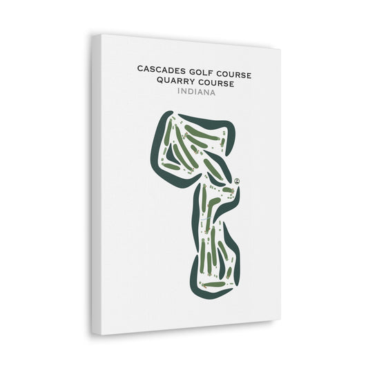 Cascades Golf Course - Quarry Course, Indiana - Printed Golf Courses