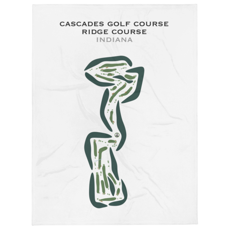 Cascades Golf Course - Ridge Course, Indiana - Printed Golf Courses