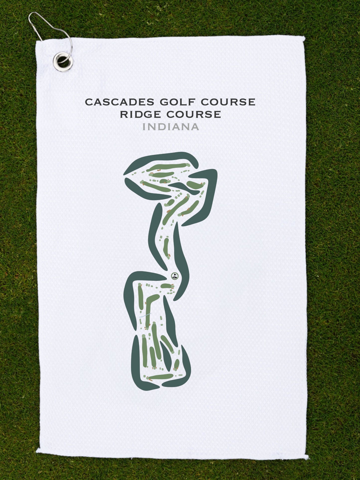 Cascades Golf Course - Ridge Course, Indiana - Printed Golf Courses