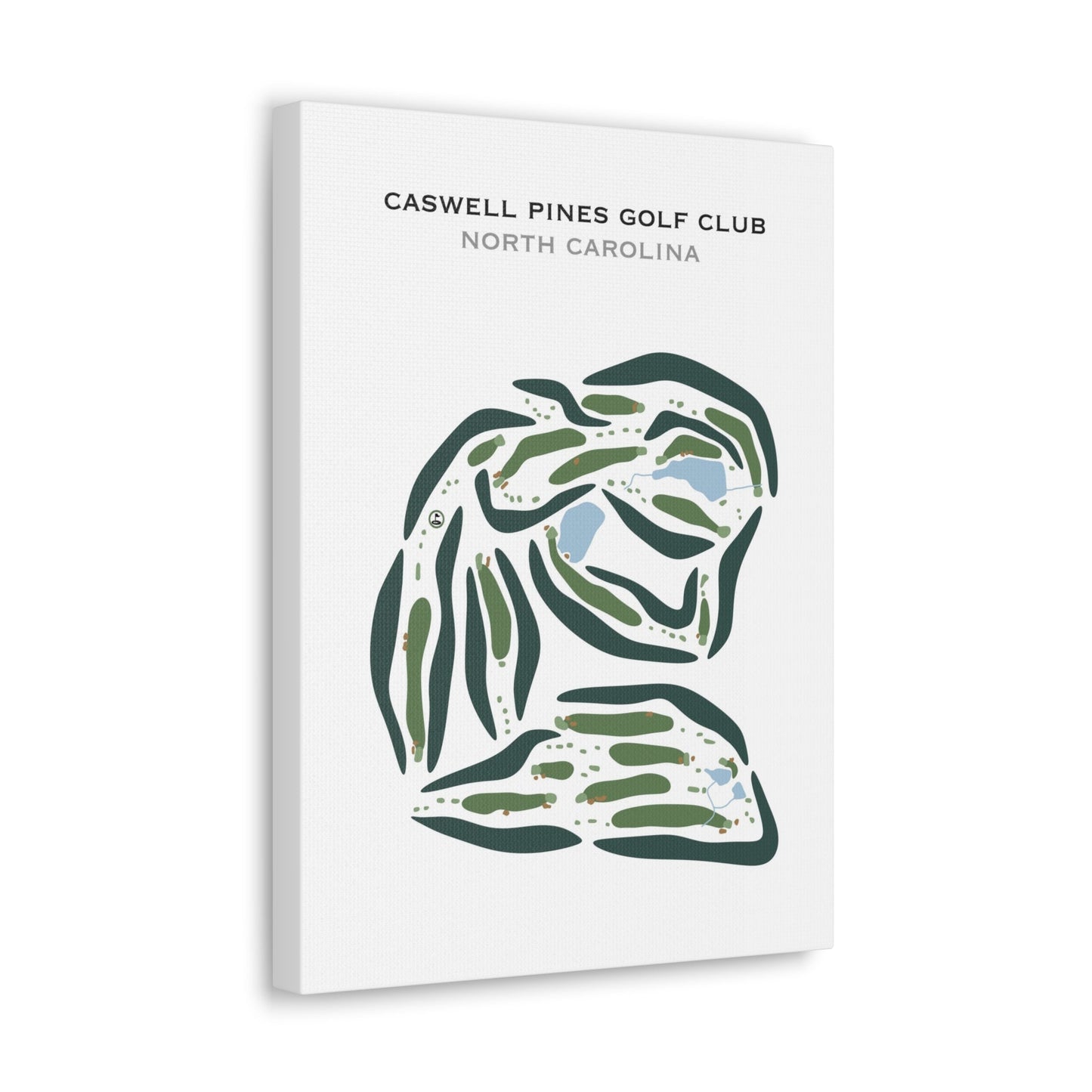 Caswell Pines Golf Club, North Carolina - Printed Golf Courses