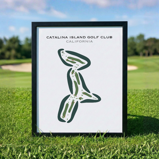 Catalina Island Golf Club, California - Printed Golf Courses