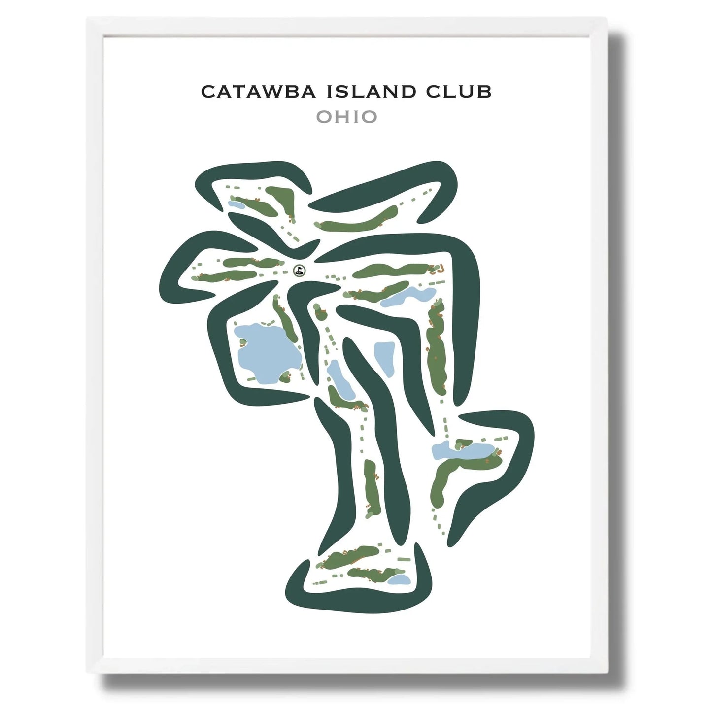 Catawba Island Club, Ohio - Printed Golf Courses