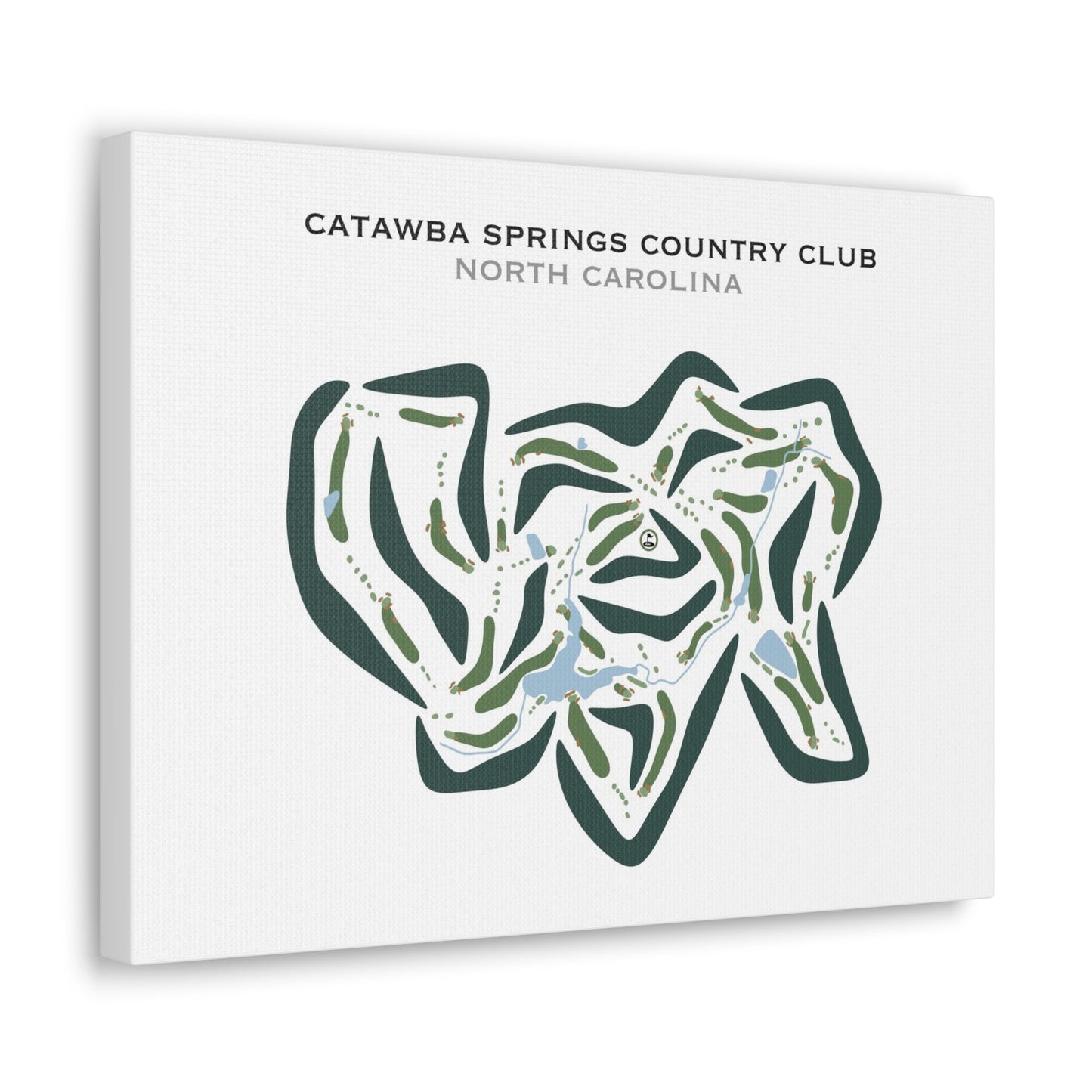 Catawba Springs Country Club, North Carolina - Printed Golf Courses