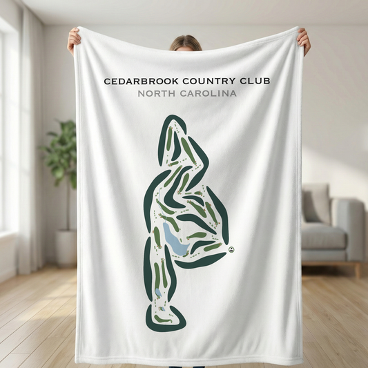 Cedarbrook Country Club, North Carolina - Printed Golf Courses