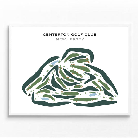 Centerton Golf Club, New Jersey - Printed Golf Courses