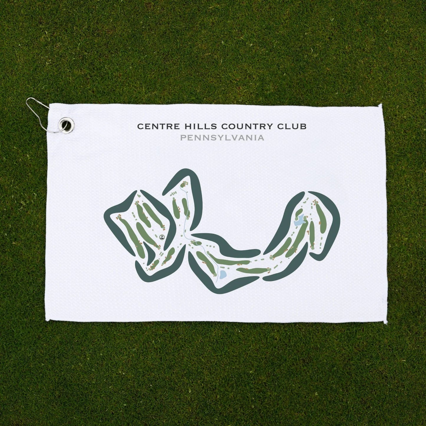 Centre Hills Country Club, Pennsylvania - Printed Golf Courses