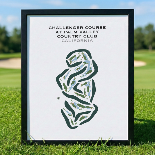 Challenger Course at Palm Valley Country Club, California - Printed Golf Courses