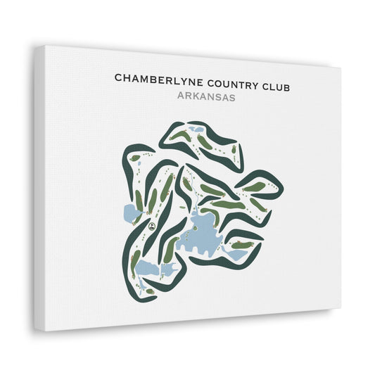 Chamberlyne Country Club, Arkansas - Printed Golf Courses