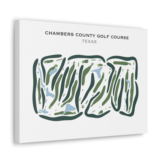 Chambers County Golf Course, Texas - Printed Golf Courses