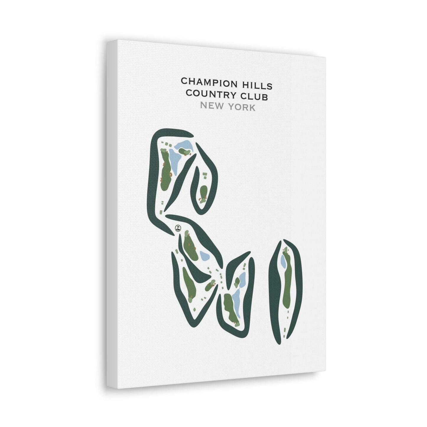 Champion Hills Country Club, New York - Printed Golf Courses