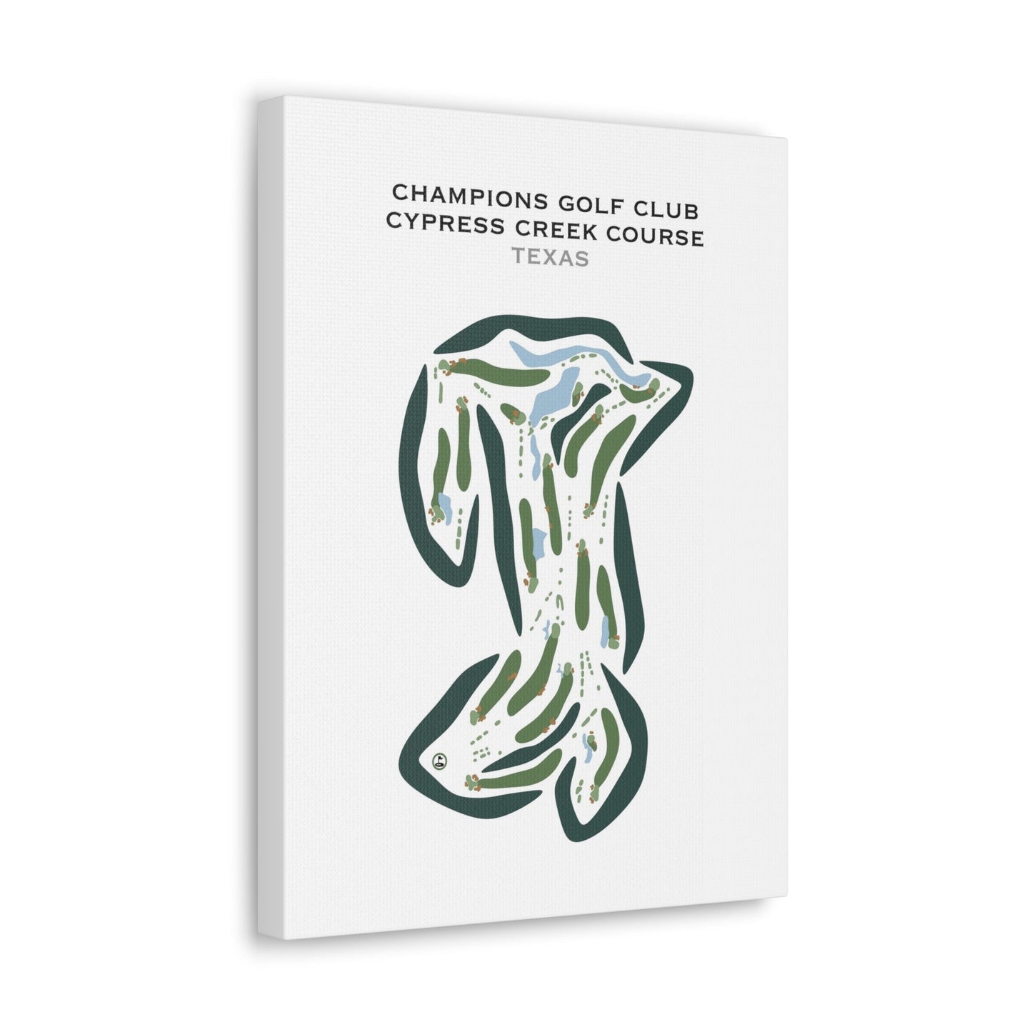 Champions Golf Club - Cypress Creek Course, Texas - Printed Golf Courses