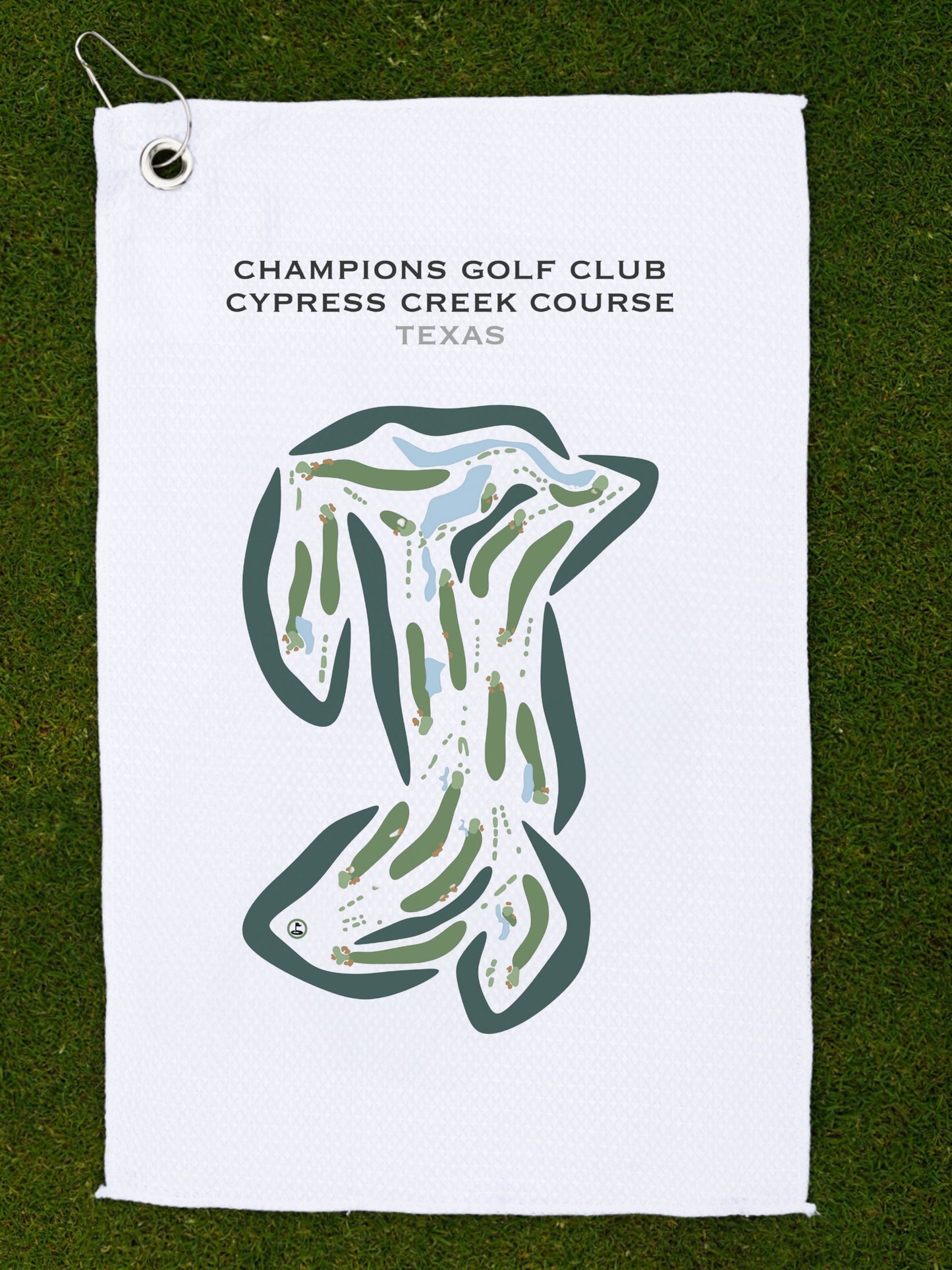 Champions Golf Club - Cypress Creek Course, Texas - Printed Golf Courses