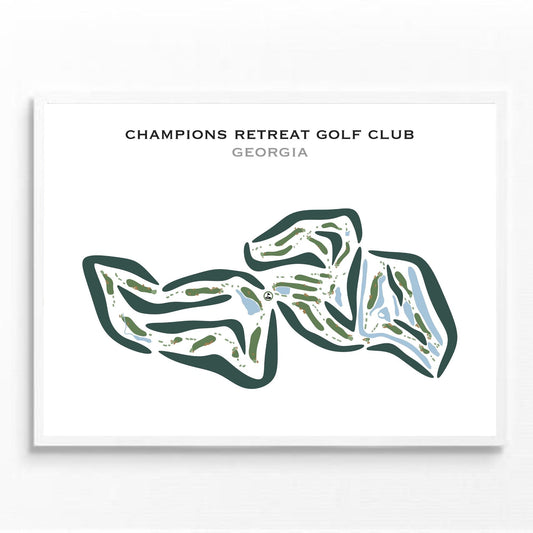 Champions Retreat Golf Club, Georgia - Printed Golf Courses