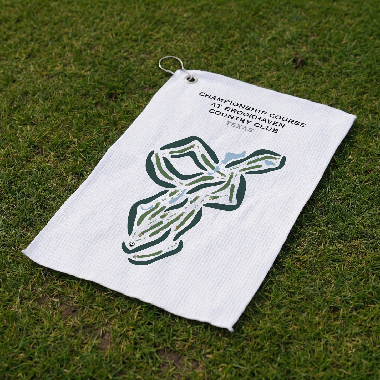 Championship Course at Brookhaven Country Club, Texas - Printed Golf Courses