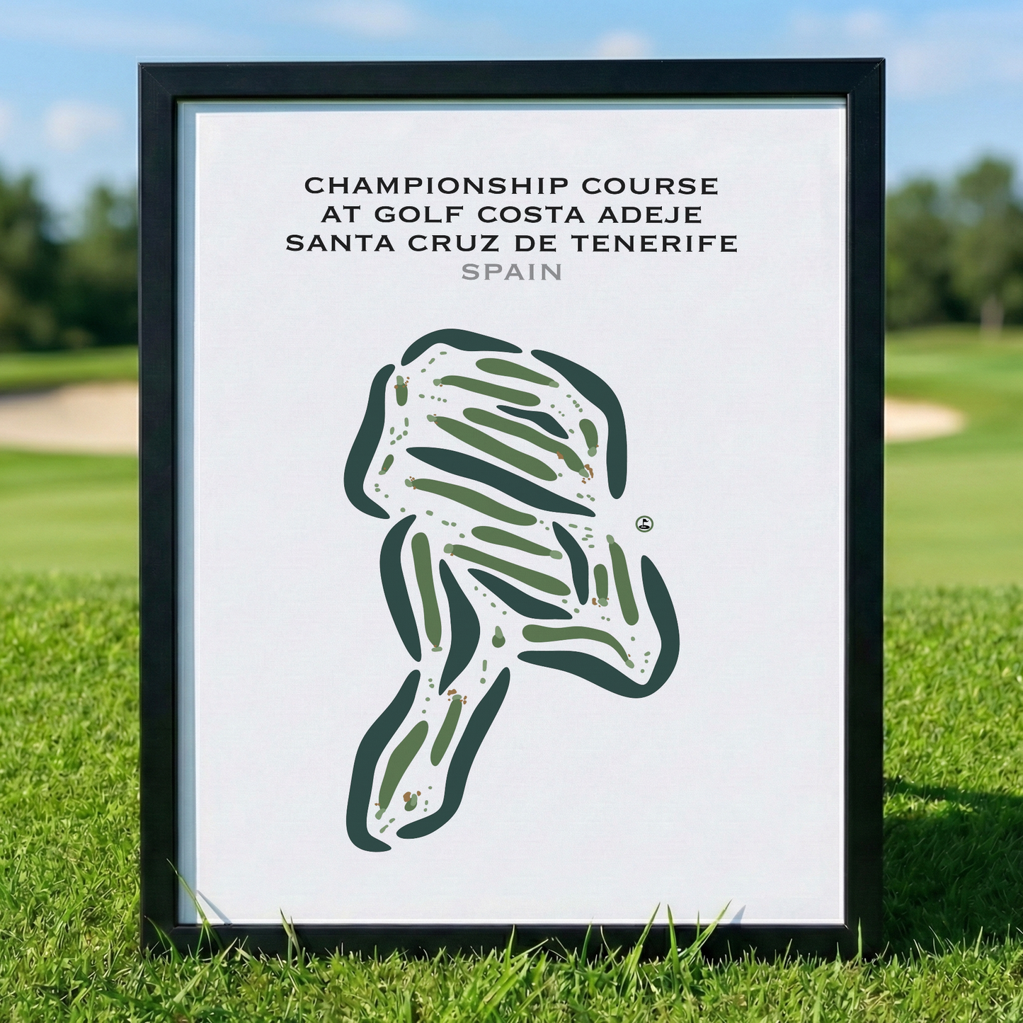 Championship Course at Golf Costa Adeje Santa Cruz de Tenerife, Spain - Printed Golf Courses
