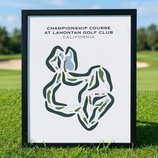 Championship Course at Lahontan Golf Club, California - Printed Golf Courses