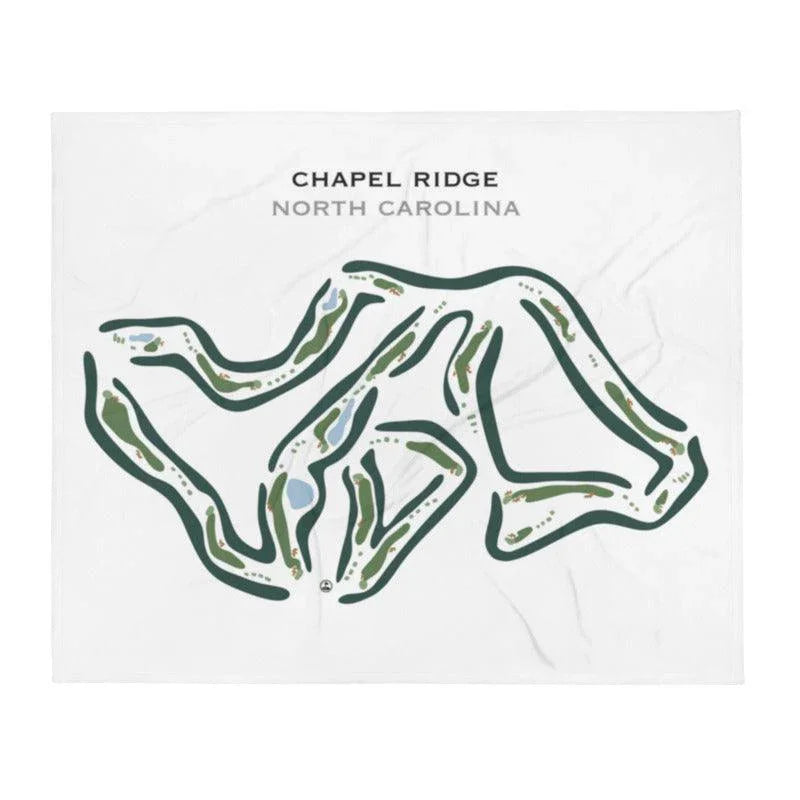 Chapel Ridge, North Carolina - Printed Golf Course