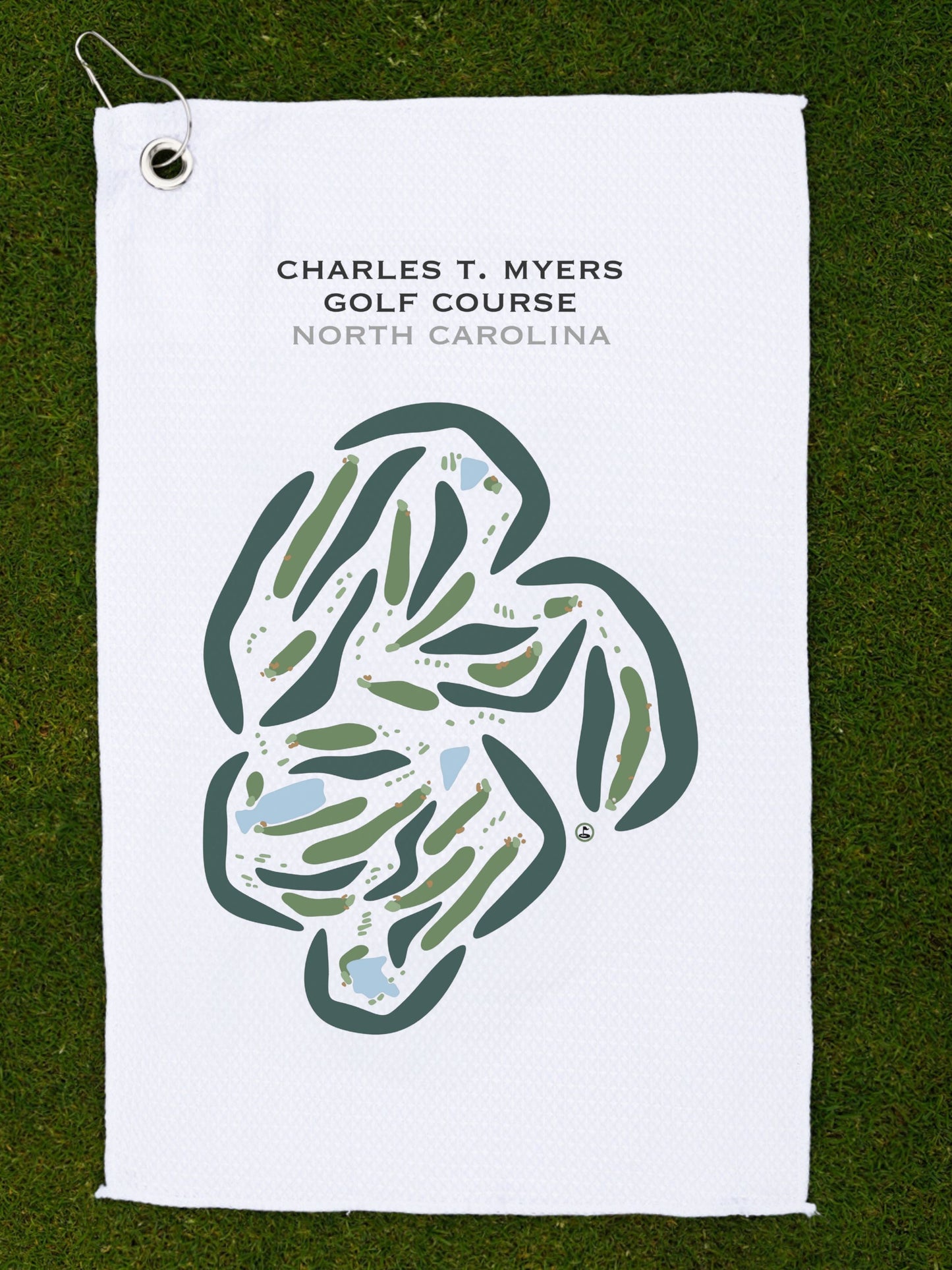 Charles T Myers Golf Course, North Carolina - Printed Golf Courses