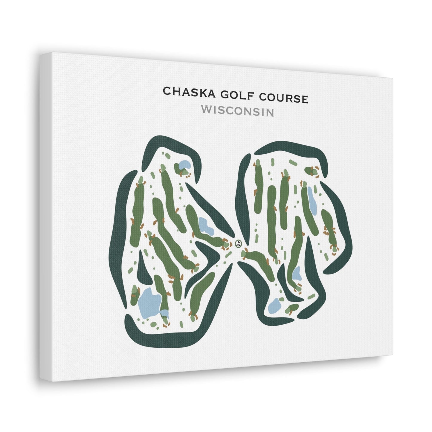 Chaska Golf Course, Wisconsin - Printed Golf Courses