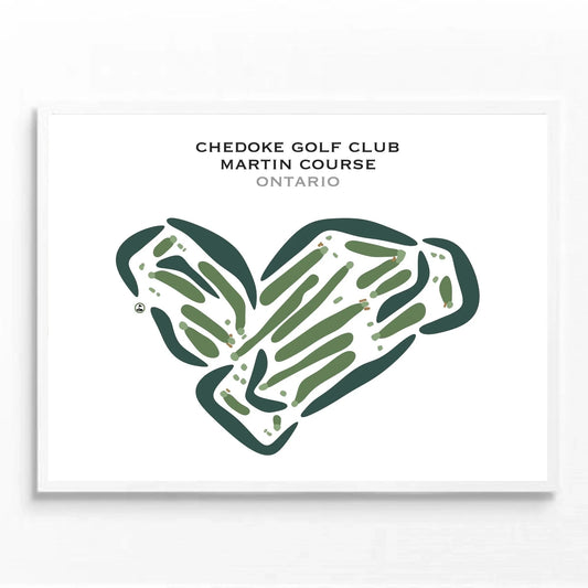 Chedoke Golf Club - Martin Course, Canada - Printed Golf Courses