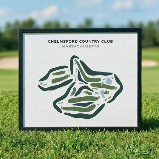 Chelmsford Country Club, Massachusetts - Printed Golf Courses