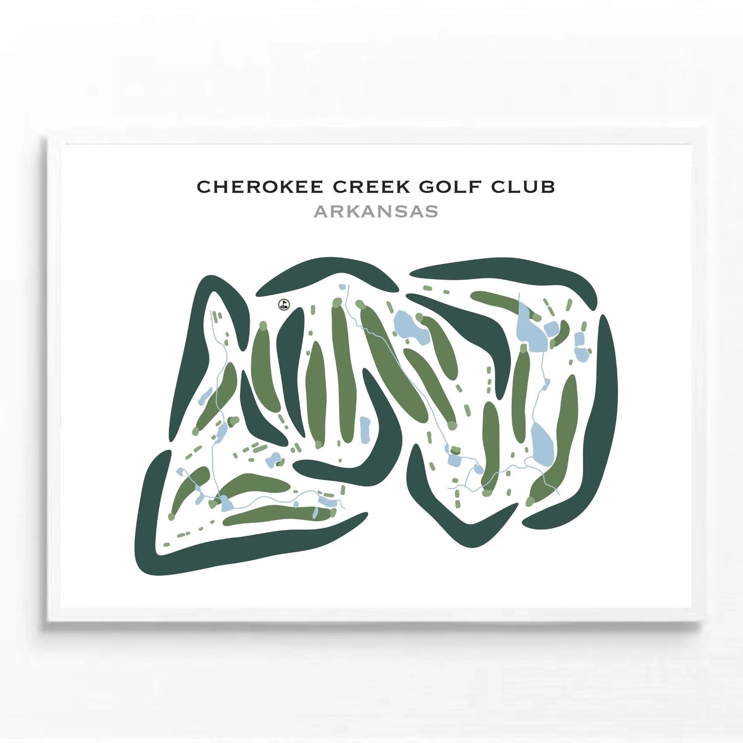 Cherokee Creek Golf Club, Arkansas - Printed Golf Courses