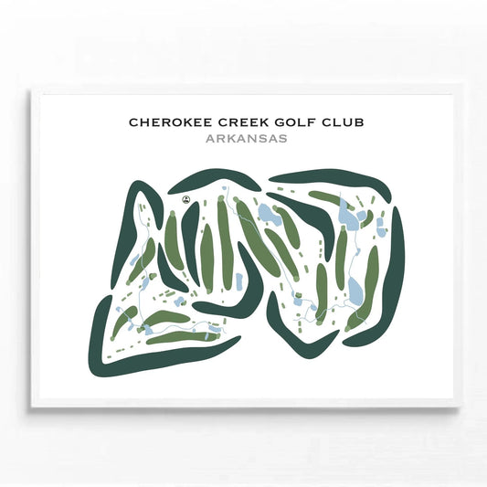 Cherokee Creek Golf Club, Arkansas - Printed Golf Courses
