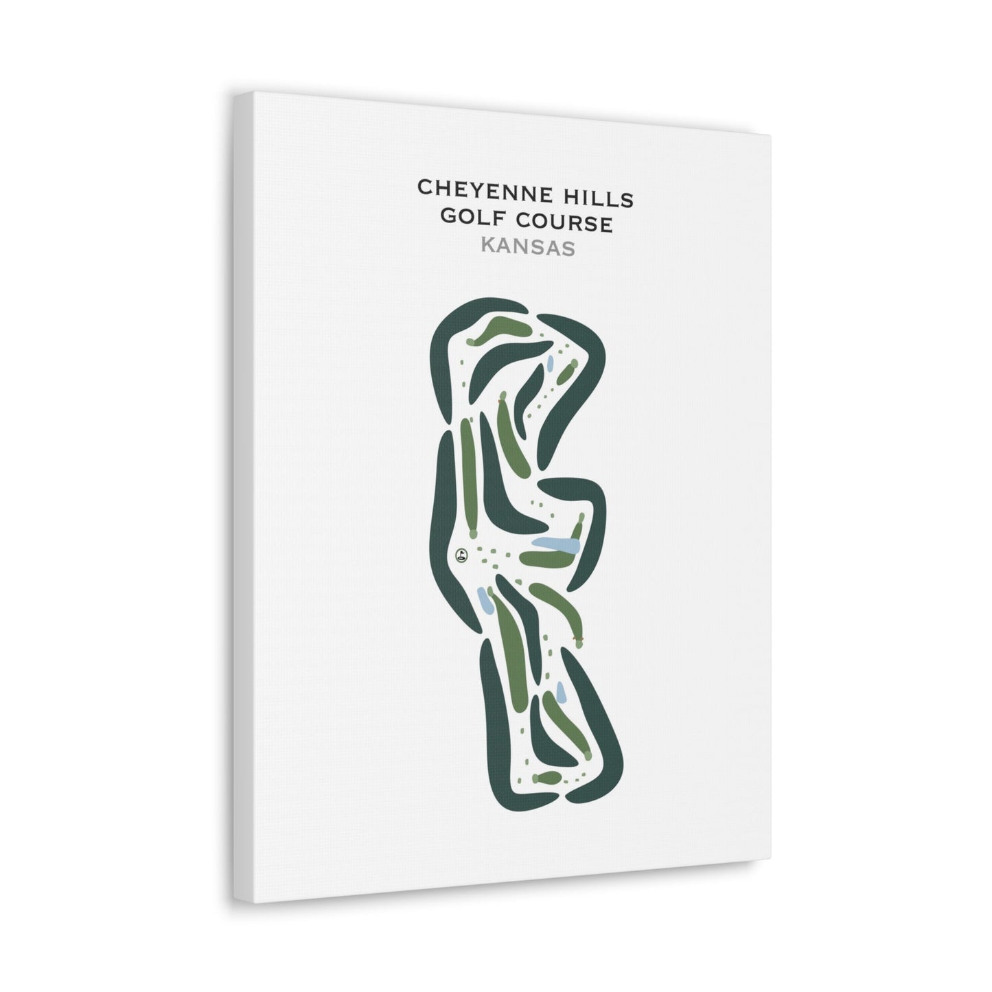 Cheyenne Hills Golf Course, Kansas - Printed Golf Courses