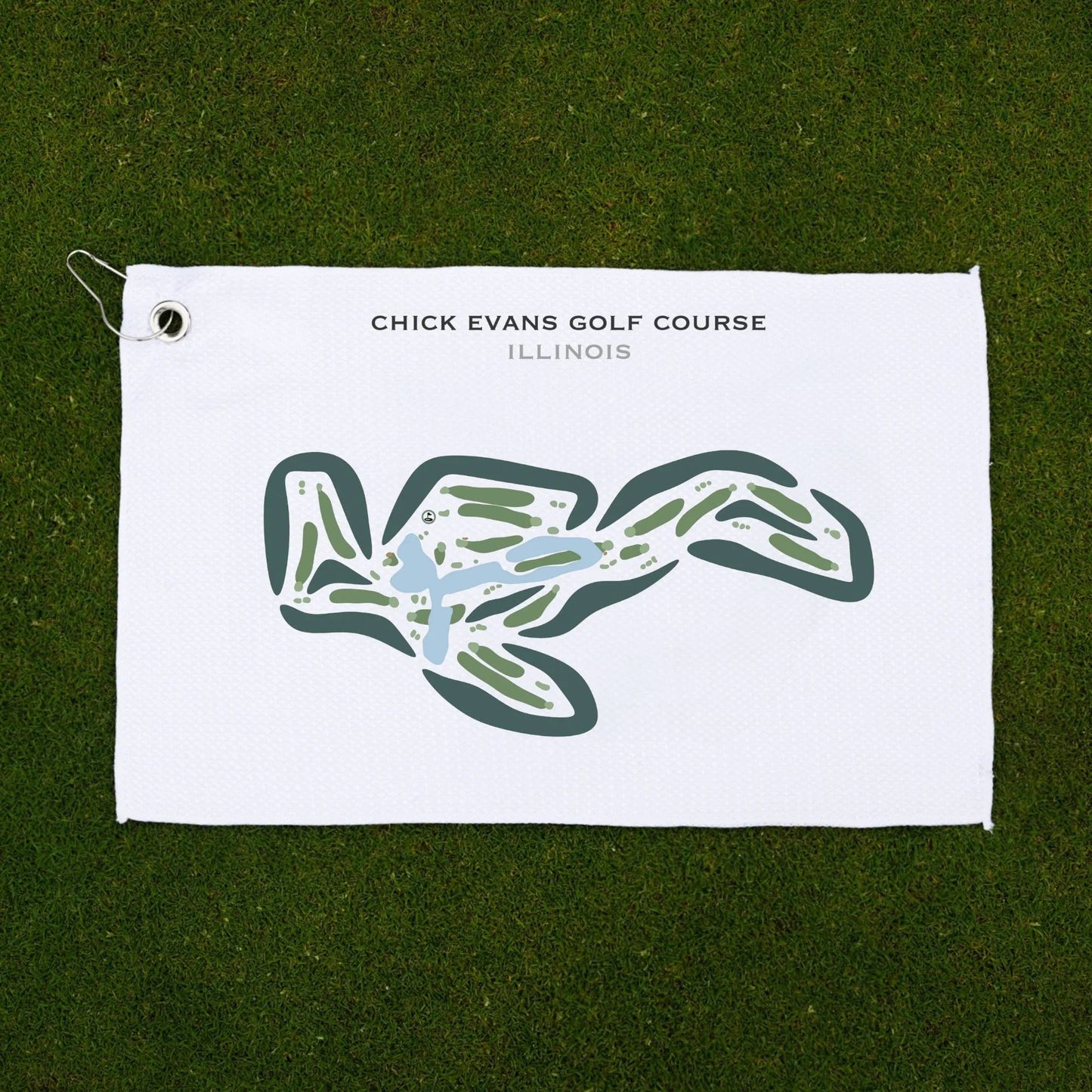 Chick Evans Golf Course, Illinois - Printed Golf Courses