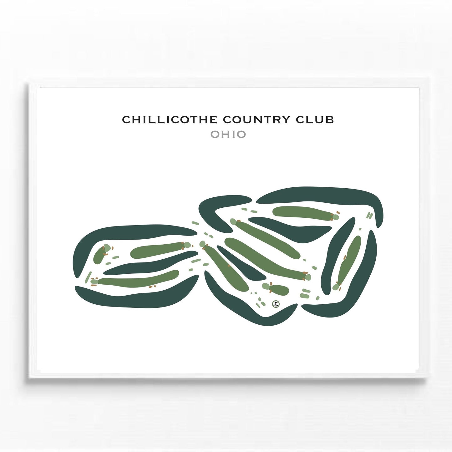 Chillicothe Country Club, Ohio - Printed Golf Courses