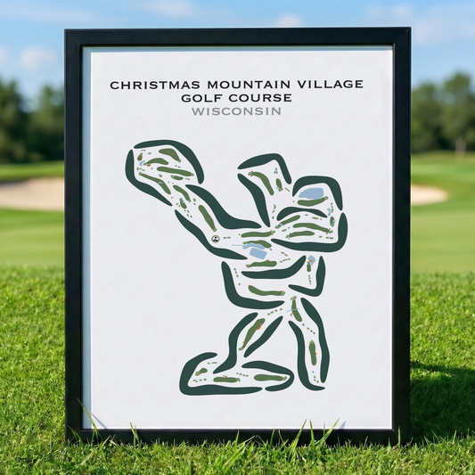 Christmas Mountain Village Golf Course, Wisconsin - Printed Golf Courses