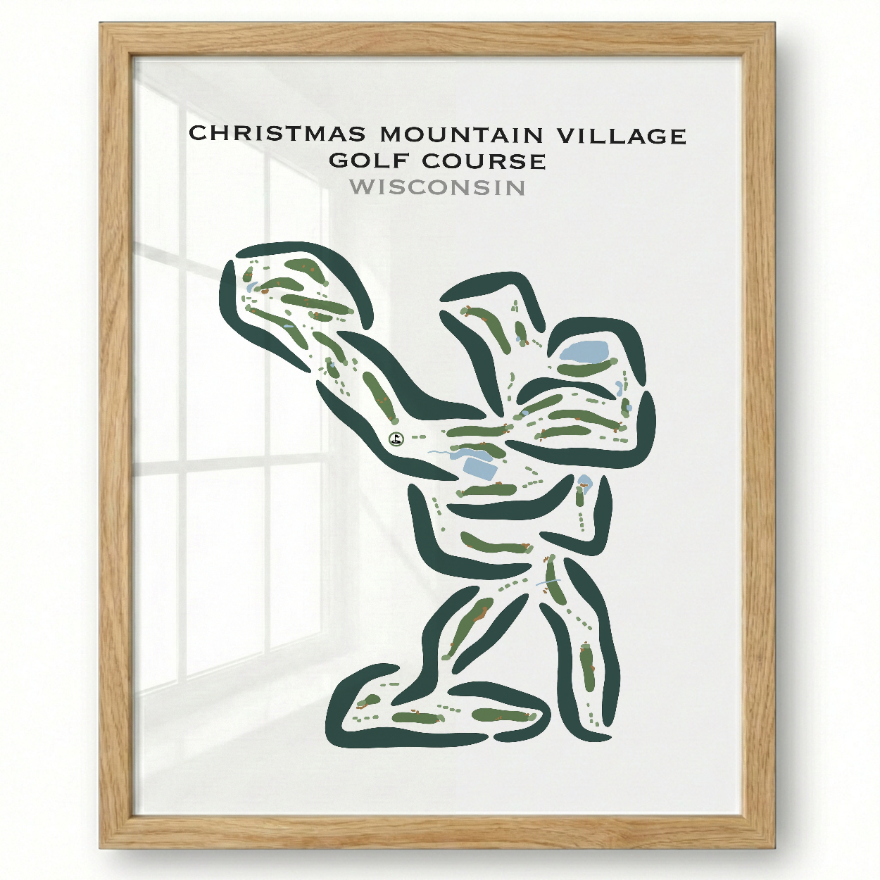 Christmas Mountain Village Golf Course, Wisconsin - Printed Golf Courses