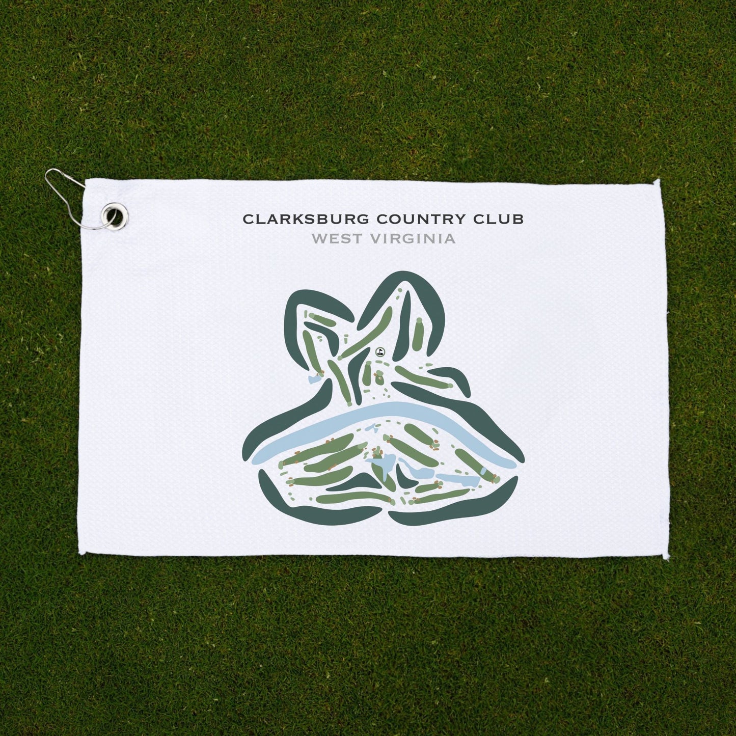 Clarksburg Country Club, West Virginia - Printed Golf Courses