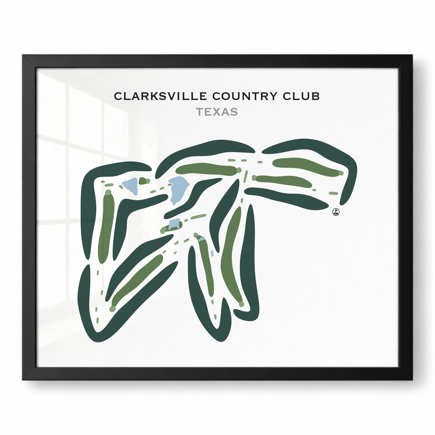 Clarksville Country Club, Texas - Printed Golf Courses