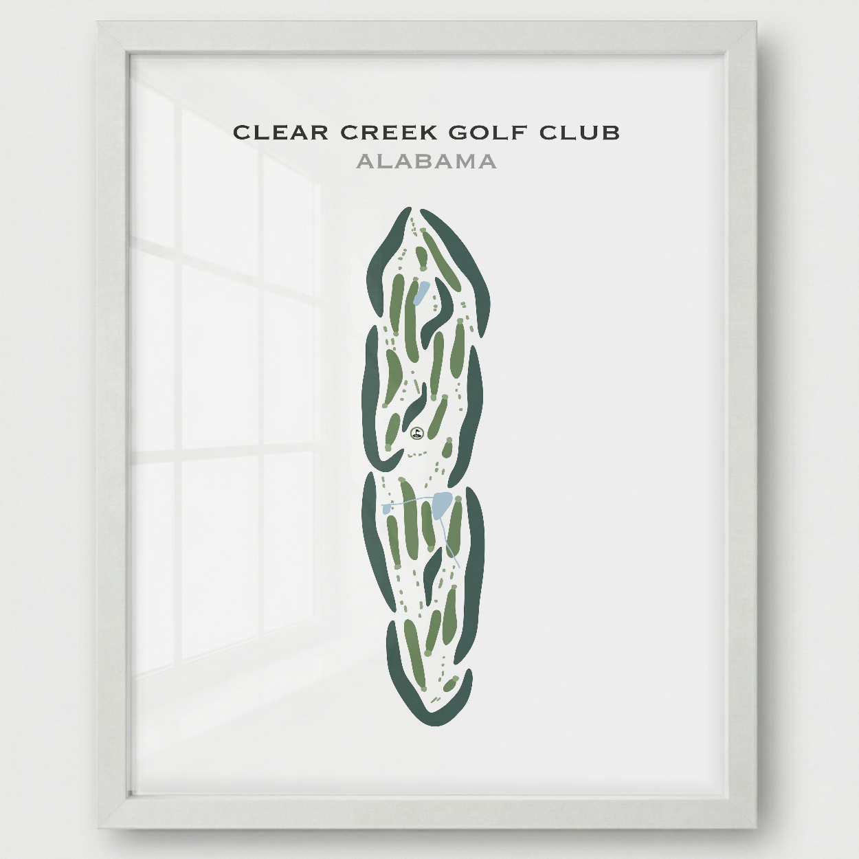 Clear Creek Golf Club, Alabama - Printed Golf Courses