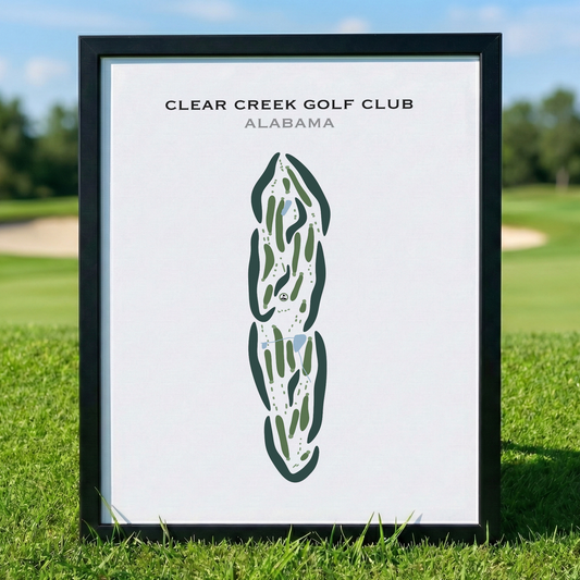 Clear Creek Golf Club, Alabama - Printed Golf Courses