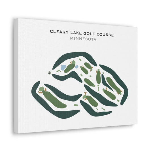 Cleary Lake Golf Course, Minnesota - Printed Golf Courses
