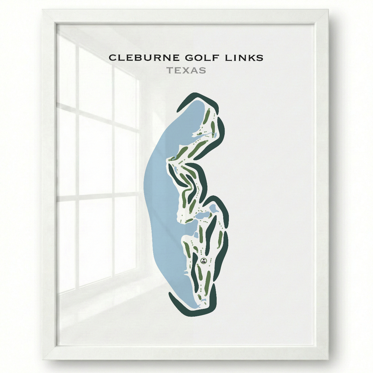 Cleburne Golf Links, Texas - Printed Golf Courses